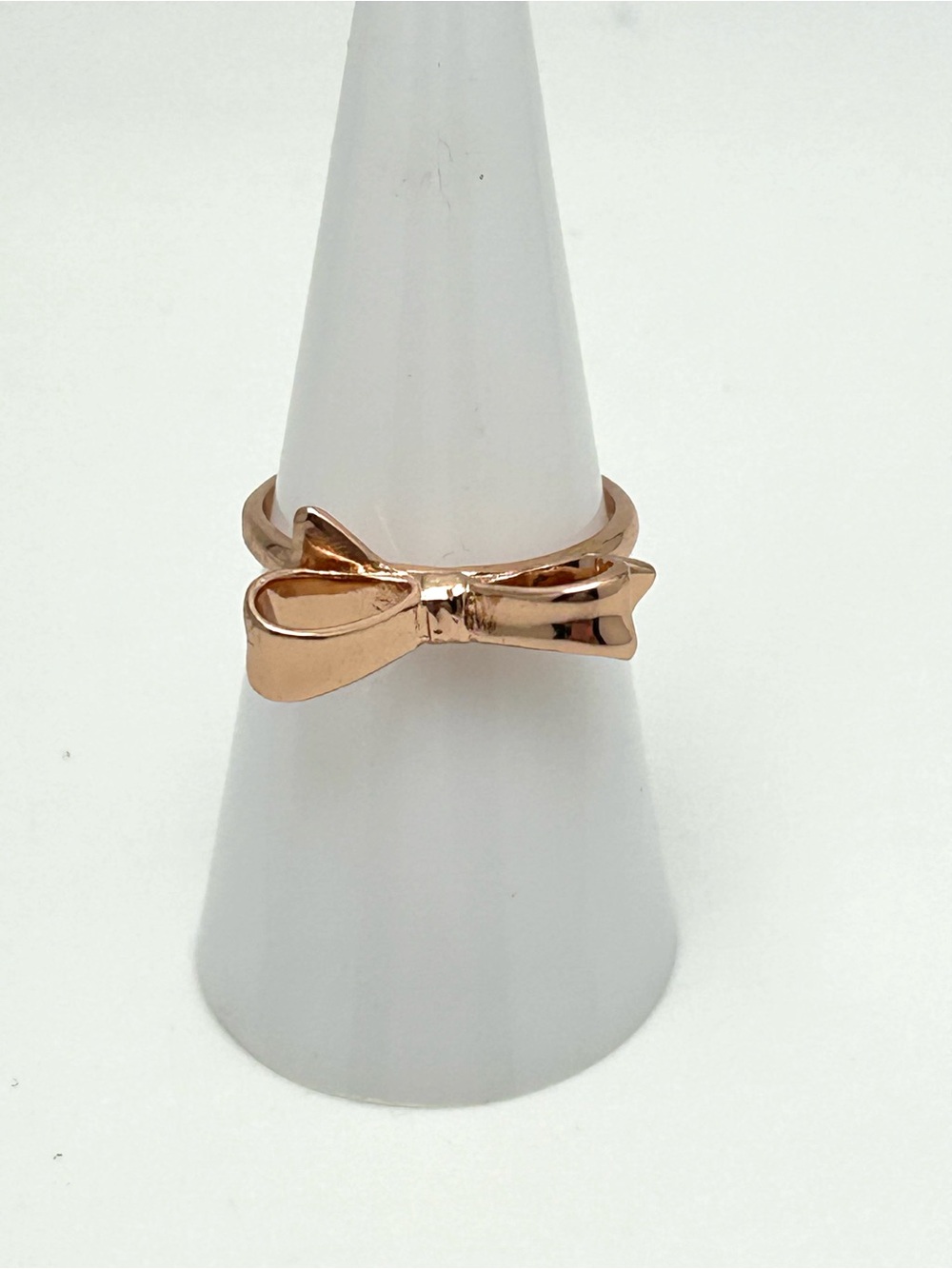 Kate Spade Rose Gold Bow Ring Size 7